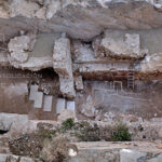 Vista de las excavaciones del patio de armas (foto del Ayuntamiento)